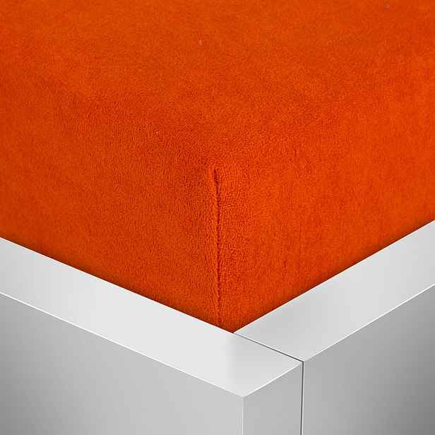 TP Froté prostěradlo 180x200 Premium - Oranžová