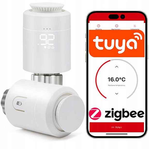 Inteligentní Termostatická kartuše pro ovládání topení Tuya Zigbee