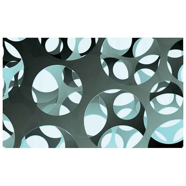 Fototapeta Geometrická abstrakce v šedo-modrých tónech 200x140 lepidlo