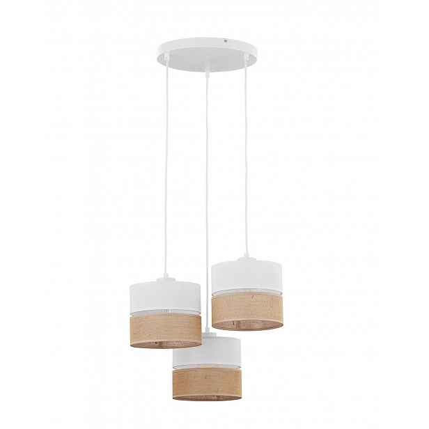 TK Lighting - Závěsná lampa Linobianco