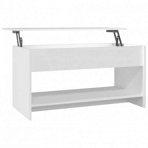 vidaXL Konferenční stolek bílý 102 x 50 x 52,5 cm kompozitní dřevo