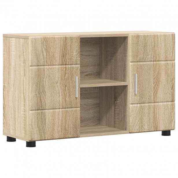vidaXL Servírovací skříň FLORIN 88,5 x 30,5 x 55,5 cm Sonoma dub