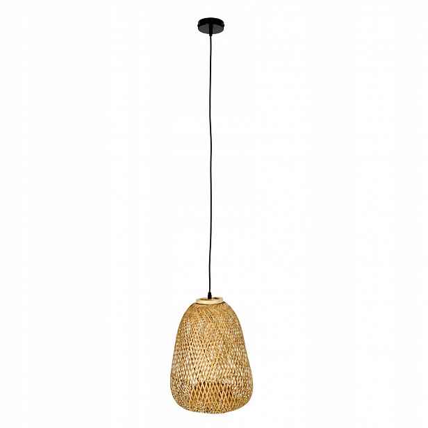 Závěsná bambusová lampa Boho Beirut Krbobtcz Kobi obývací pokoj ložnice