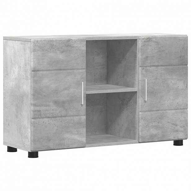 vidaXL Servírovací skříň FLORIN 88,5 x 30,5 x 55,5 cm Betonově šedá