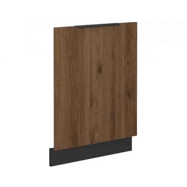 Přední panel na vestavnou kuchyňskou myčku Monza, 60 cm, ořech/černá