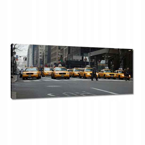 Obrazy 100x40 New York žluté taxíky