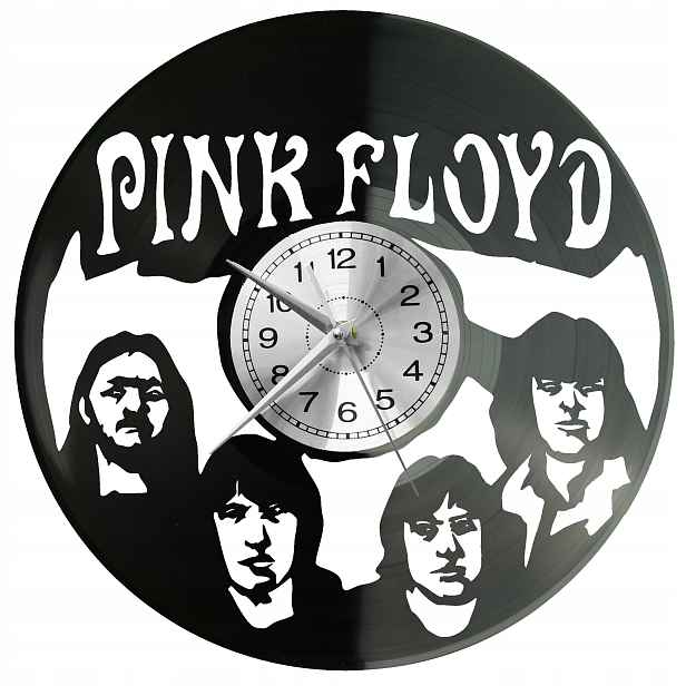 Pink Floyd Vinyl Nástěnné hodiny Dárek Památka pro fanouška Vinylové desky