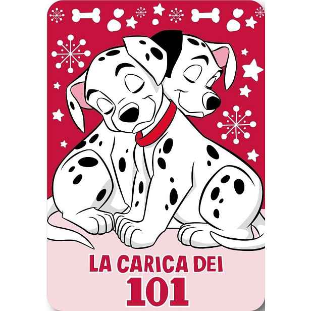 Faro Dětská fleecová deka Polar La Carica Del 101 100x140 cm červená