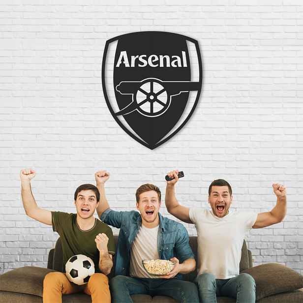 Fc Arsenal dřevěný obraz Dekorace na zeď