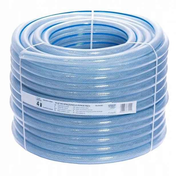 Igelitová hadice Polix Pvc 8 mm x 50 m, 2 mm, 4 vrstvy, průhledný