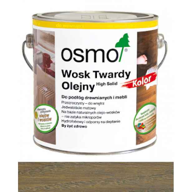 Osmo 3074 Tvrdý vosk olejový 0,75L Grafit