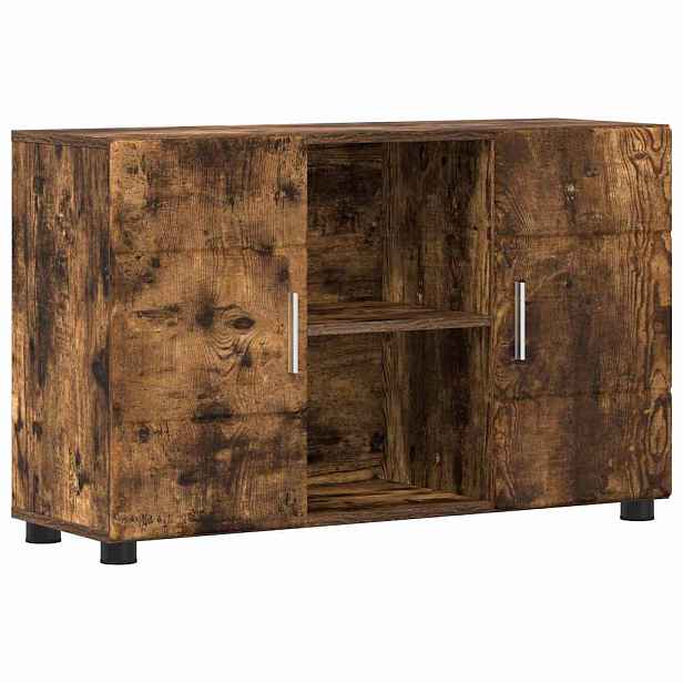 vidaXL Servírovací skříň FLORIN 88,5 x 30,5 x 55,5 cm Kouřový dub