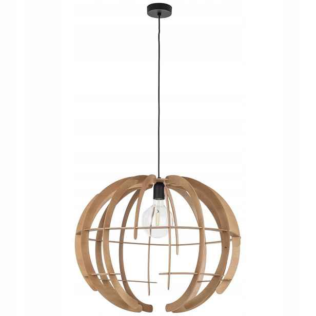 Závěsná lampa Venus Wood L 1xE27 Rustikální Moderní Obývací Pokoj Ložnice IP20