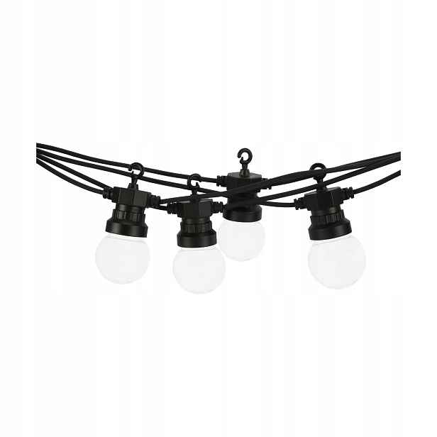 Led zahradní girlanda 500 cm IP44 s napájecím zdrojem Struhm Target
