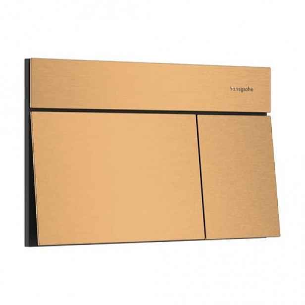 Hansgrohe iFrame Element E ovládací tlačítko kov kartáčovaný bronz mat 66003140