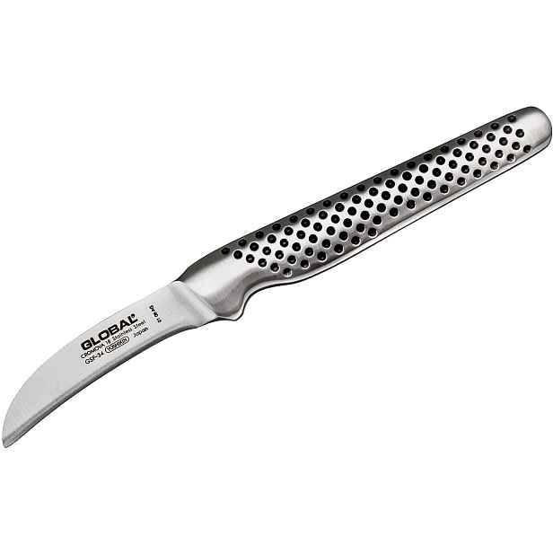 Nůž na loupání Global GSF-34 6 cm, kovaný, zakřivený, Cromova 18