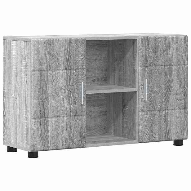 vidaXL Servírovací skříň FLORIN 88,5 x 30,5 x 55,5 cm Šedý Sonoma