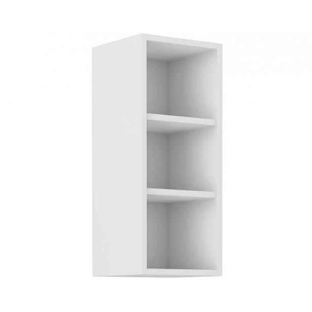 Horní kuchyňský regál Luna, 30 cm, bílý