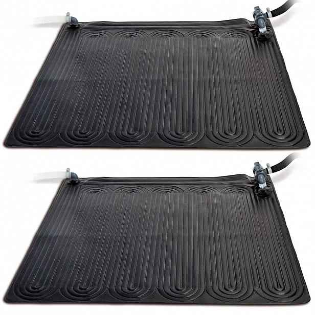 INTEX Solární absorbér 2 ks PVC 1,2 x 1,2 m černý 28685
