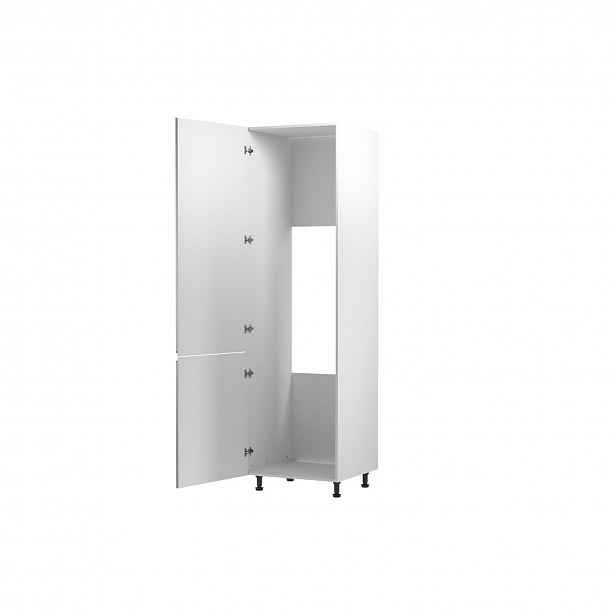 Kuchyňská skříň ASPEN II D60ZL-P/L - bílá/šedá Otevírání vlevo