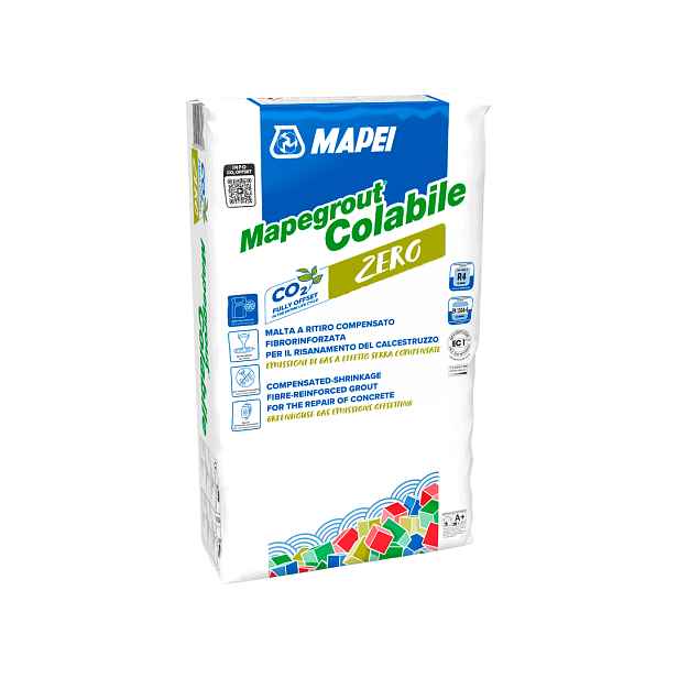 Malta vyztužená vlákny Mapei MAPEGROUT COLABILE ZERO 25 kg