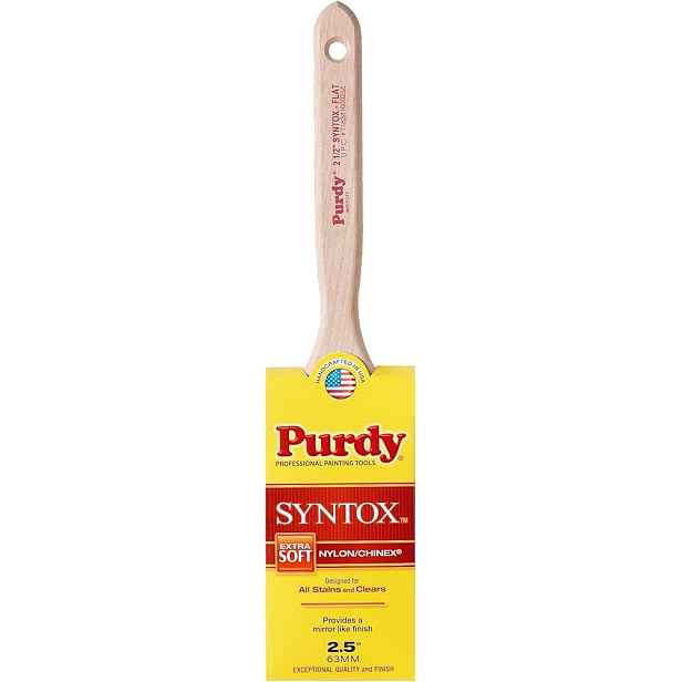 Štětec na skříně, interiéry a dřevěné povrchy Purdy Syntox Flat 63 mm