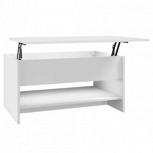 vidaXL Konferenční stolek bílý 80 x 50 x 40 cm kompozitní dřevo