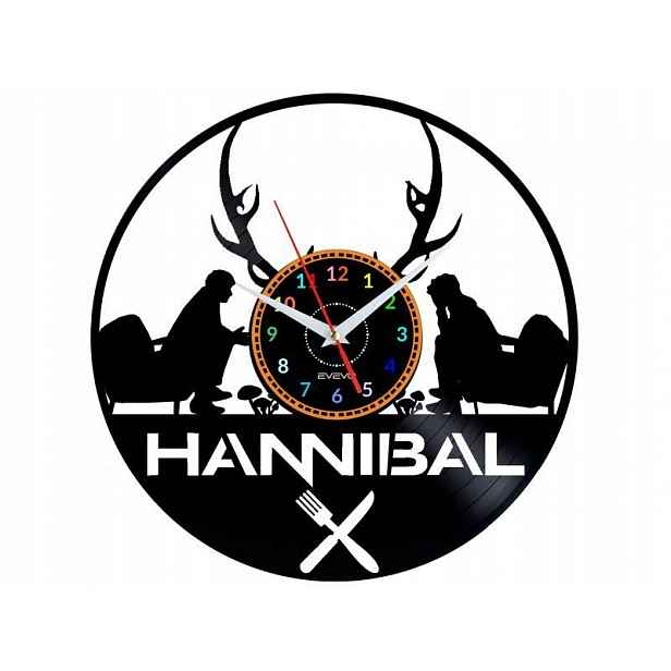 Hanibal Dárek Originální dekorace do domu Hodiny z vinylové desky
