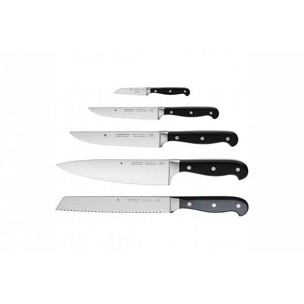 Akční set nožů WMF Spitzenklasse na zeleninu, univerzální, santoku, kuchyňský a na chléb