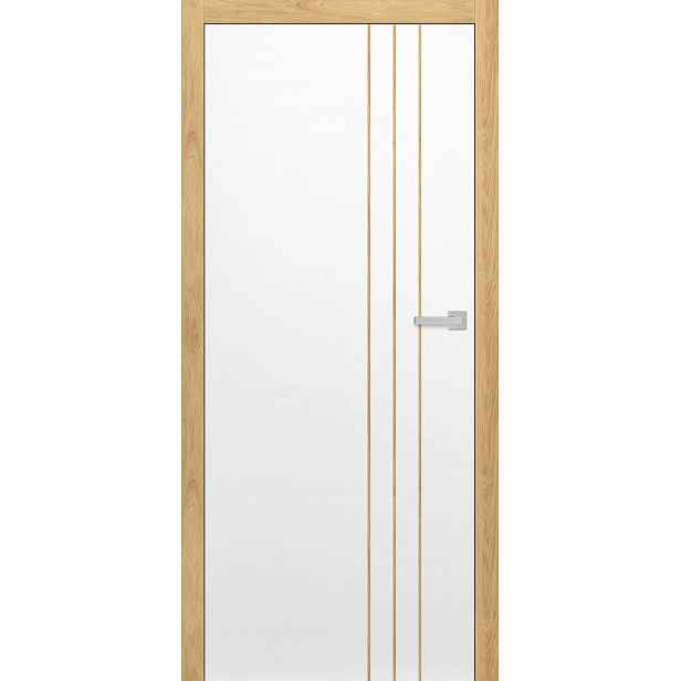 Bezfalcové interiérové dveře - Altamura Intersie Lux Dub 303 - Výška 210 cm