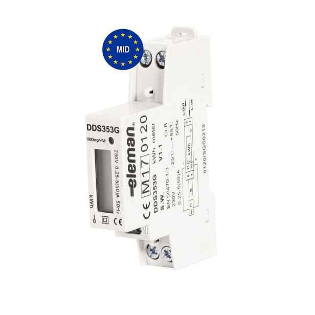 Elektroměr Eleman DDS353 50A MID