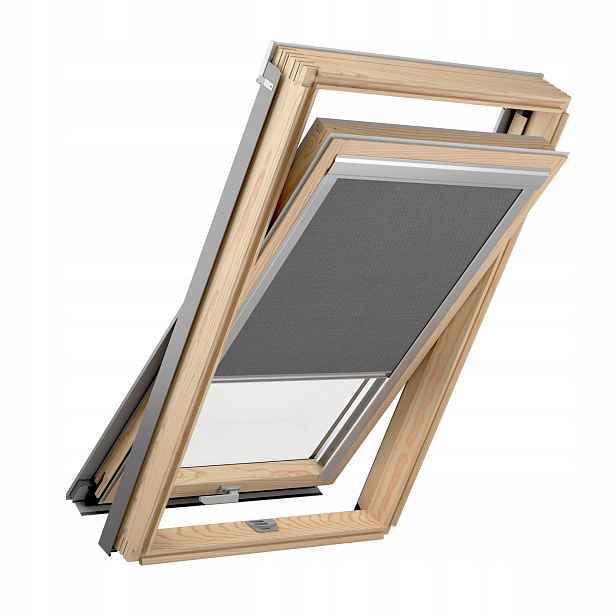 Termo Roleta na okna RoofLITE+ Dakstra Dakea Velux Fakro 78x118 M6A šedá