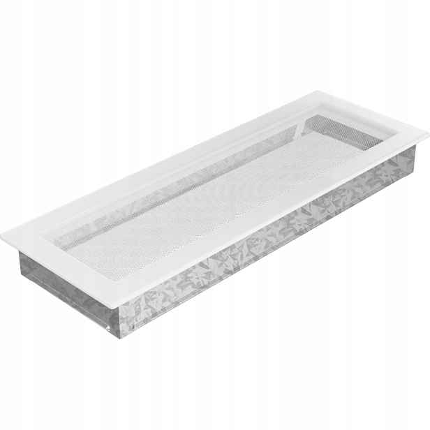 Ventilační mřížka lakovaná Kratki 17x49 cm bílá