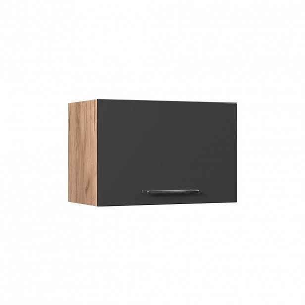 Vicco VĚŠÁK NA STĚNU Fame-Line, Antracitový vysoký lesk/Zlatý mocný dub, 60 cm
