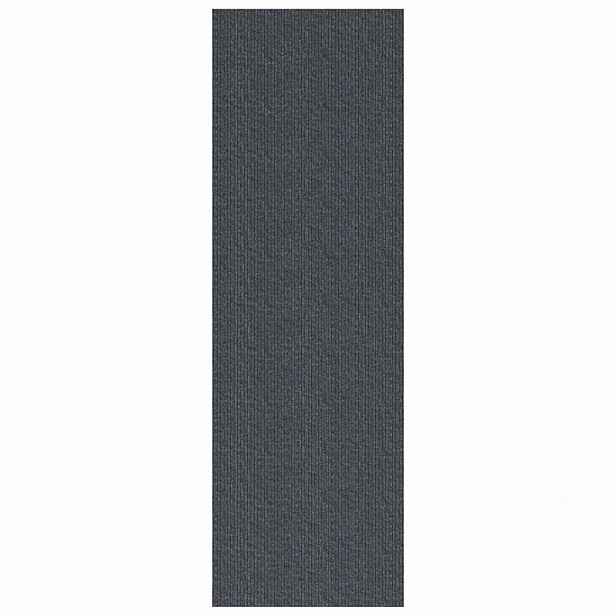 vidaXL Běhoun Šedá 80 x 250 cm textil