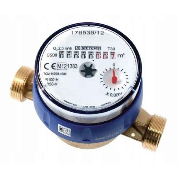 Vodoměr GSD8 1/2'' 2,5 m3 Studená Voda Bmeters
