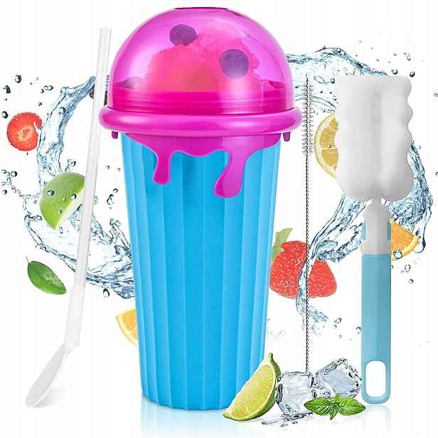 Diy Hrnek Na Slushy 500ML Shaker Na Mražené Nápoje Dárek