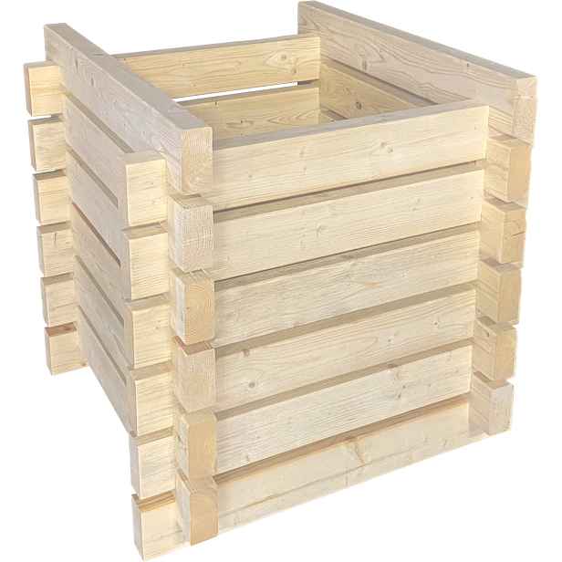 Kompostér dřevěný 800×800×900 mm