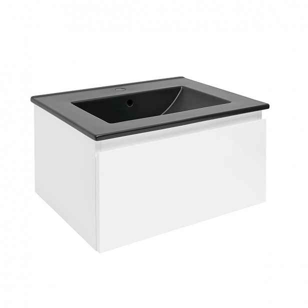 Koupelnová skříňka s umyvadlem SAT B-Way 59x30x45 cm bílá lesk BWAY60WU4B