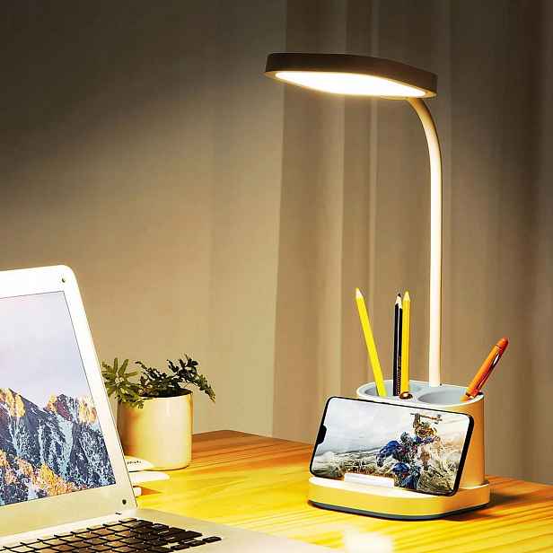 Led stolní lampa s držákem na pera 5W