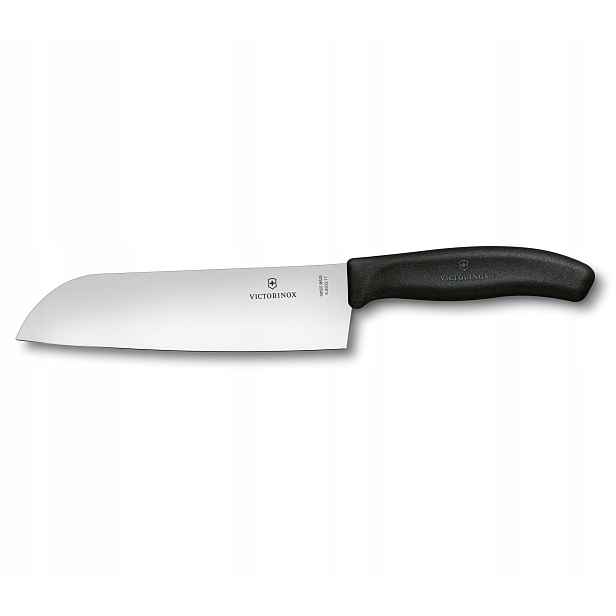 Nůž santoku Victorinox Swiss Classic 17 cm 6.8503.17 černý blistr