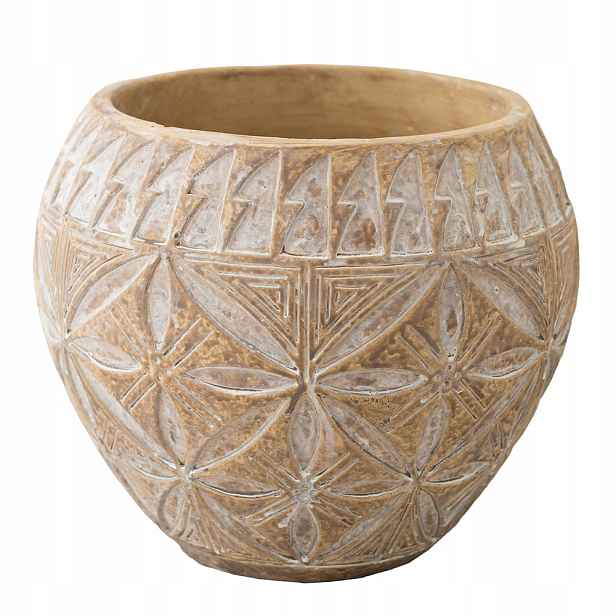 Obal Na Květináč na květináč Tribe betonová béžová, průměr 20 cm