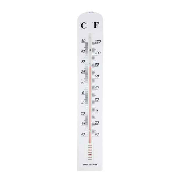 teploměr univ. 39,5x6,4cm, -40°C+50°C, plast