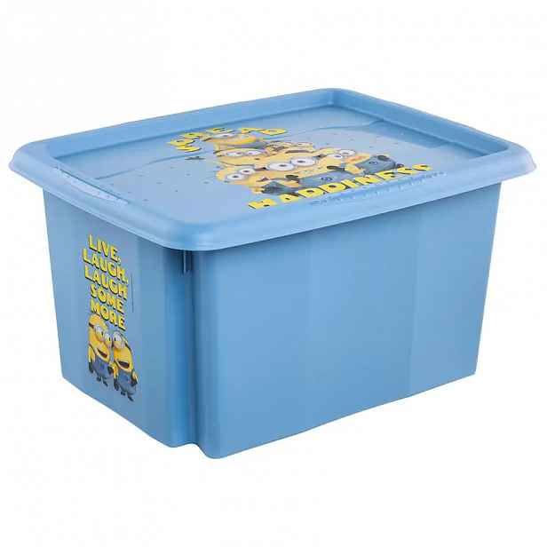 Box otočný s víkem Karolina Minions 15l
