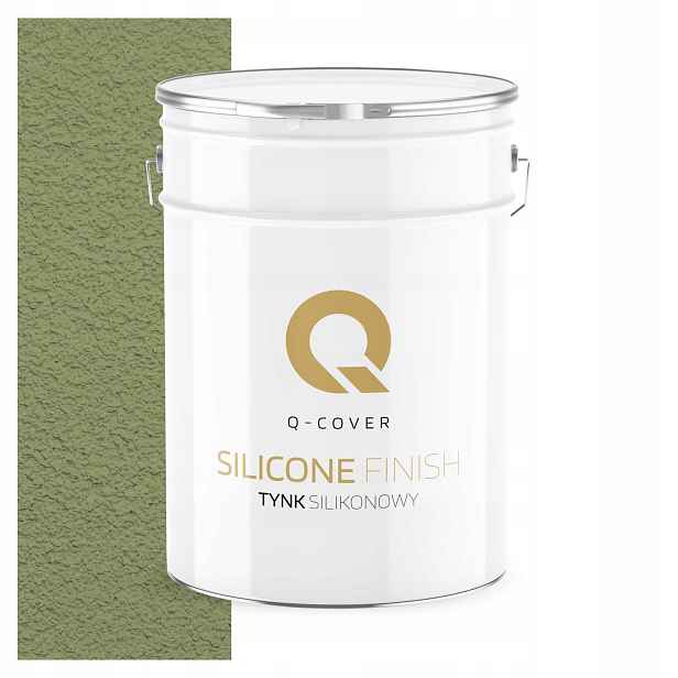 Silikonová Fasádní Omítka Zelená 15 Kg Beránek Granulace 3.0 mm F484