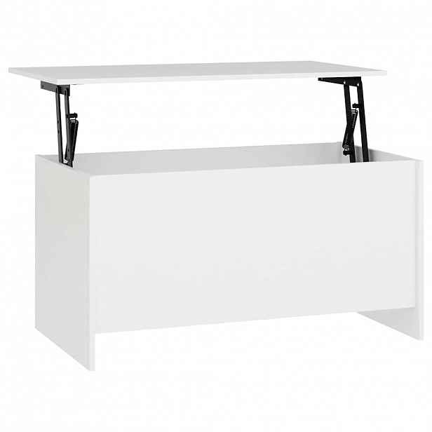 vidaXL Konferenční stolek bílý 102 x 55,5 x 52,5 cm kompozitní dřevo