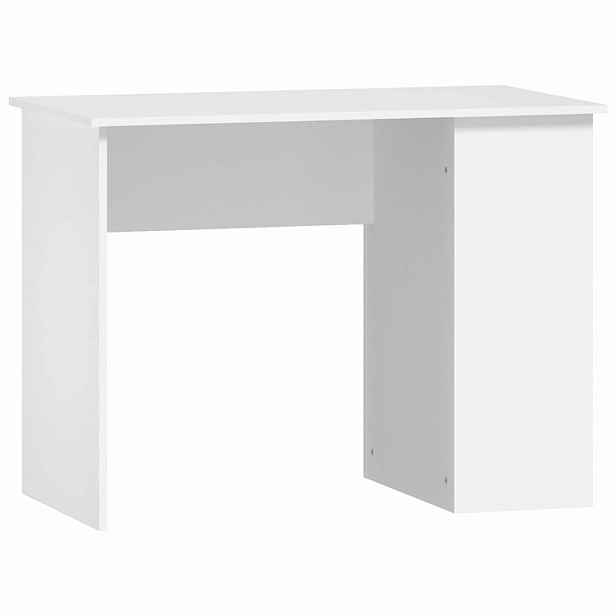 vidaXL Psací stůl bílý 100 x 55 x 75 cm kompozitní dřevo