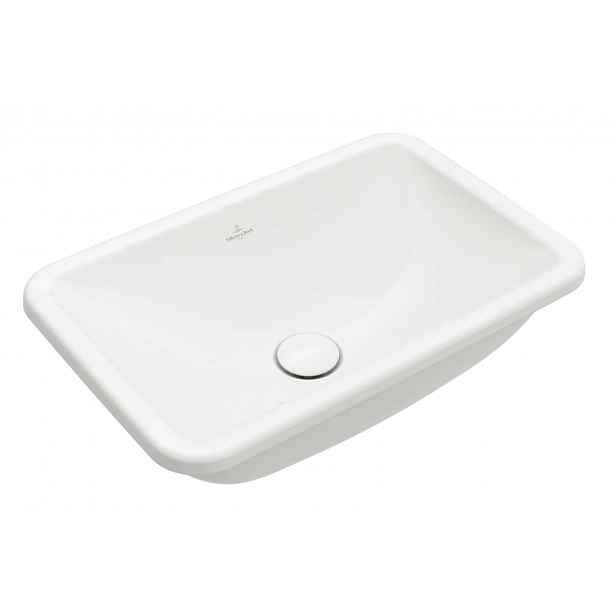 Villeroy & Boch Loop&Friends - Umyvadlo zápustné, 68x45 cm, s přepadem, alpská bílá 4A660001