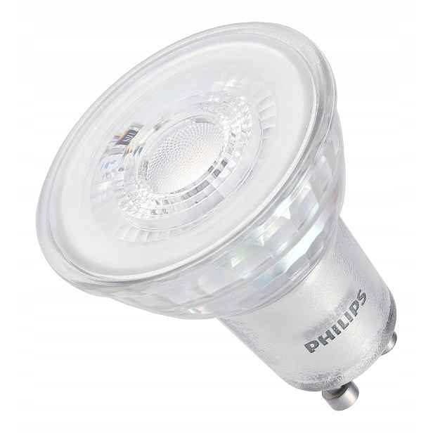 Výkonné Led žárovky GU10 Philips 6,7W 100W 670lm Teplá 3000k 60° 6x Jasná