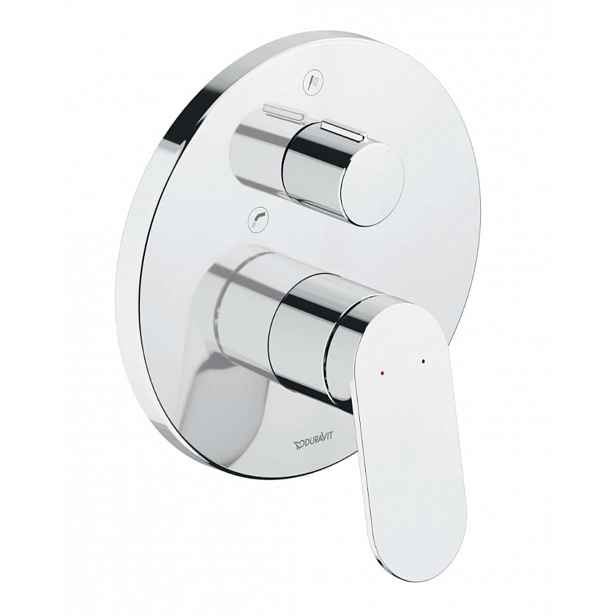 Duravit Wave - Baterie pod omítku, pro 2 spotřebiče, chrom WA5210012010